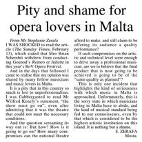 Pity and Shame
Sunday Times of Malta
6.03.2005