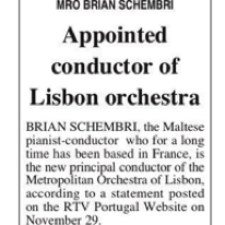 Lisbon appointment
Sunday Times of Malta
7.12.2003