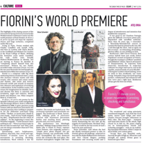 Fiorini's world premiere
Sunday Times of Malta
15.05.2016
