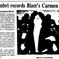 Carmen Suite
Times of Malta
22.04.1993