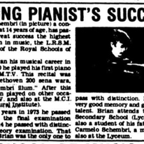 Young pianist's success
Times of Malta
26.04.1976