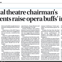 Opera buffs' ire
Sunday Times of Malta
27.04.2009