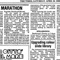 Sonata marathon
Times of Malta
30.04.1988